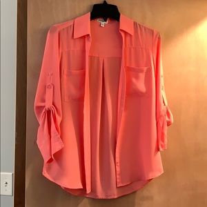 Express button up size Small